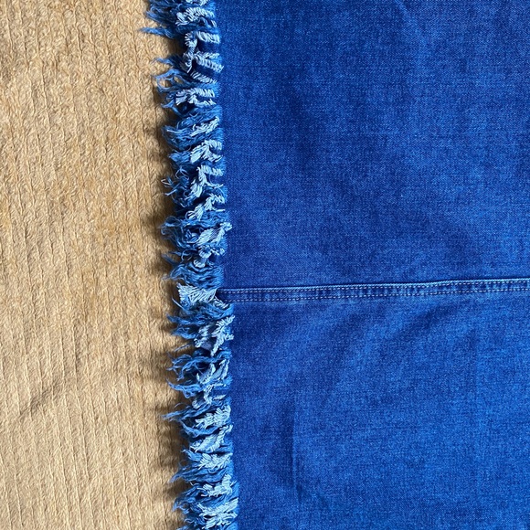 High Waist Denim Skirt |The color is blue and size is medium | Shein - Picture 8 of 13